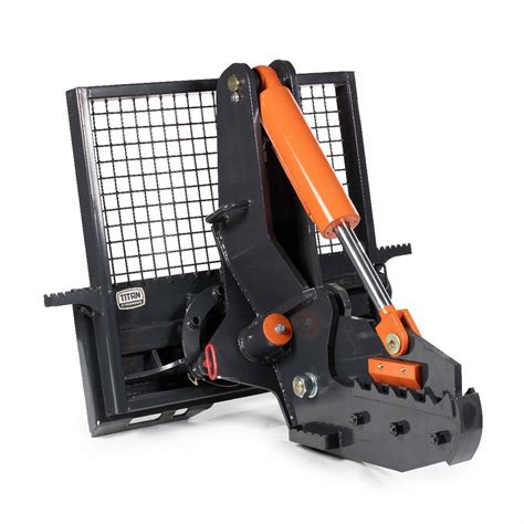 sidney skid steer tree shear|12 rotating tree shear attachment.